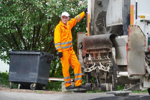 Thamesmead recycling center handling furniture
