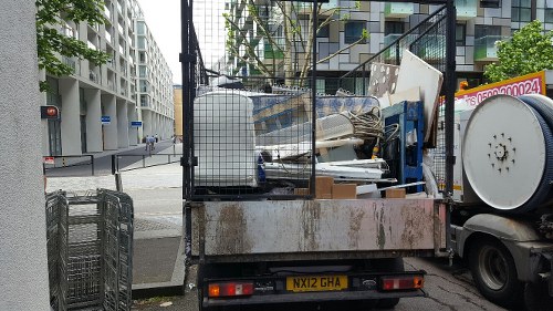 Team assessing a home clearance project in Thamesmead