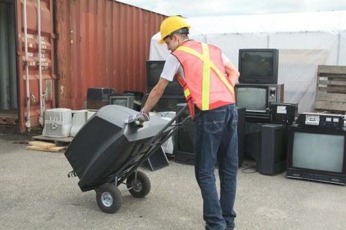 Recycling center facilities in Thamesmead