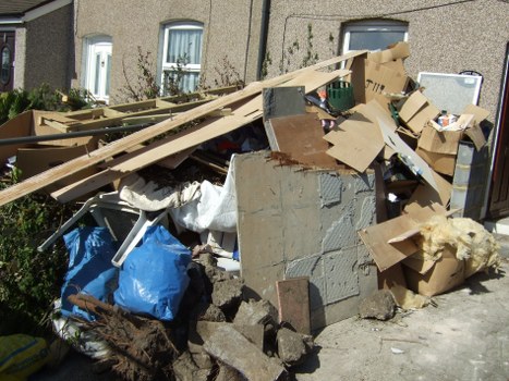 Charity workers accepting furniture donations in Thamesmead